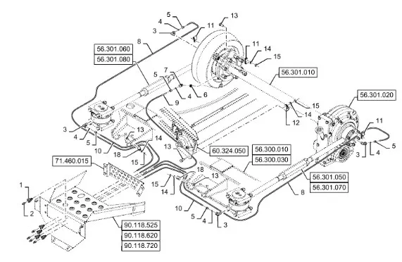 944028689 - шланг гидравлический